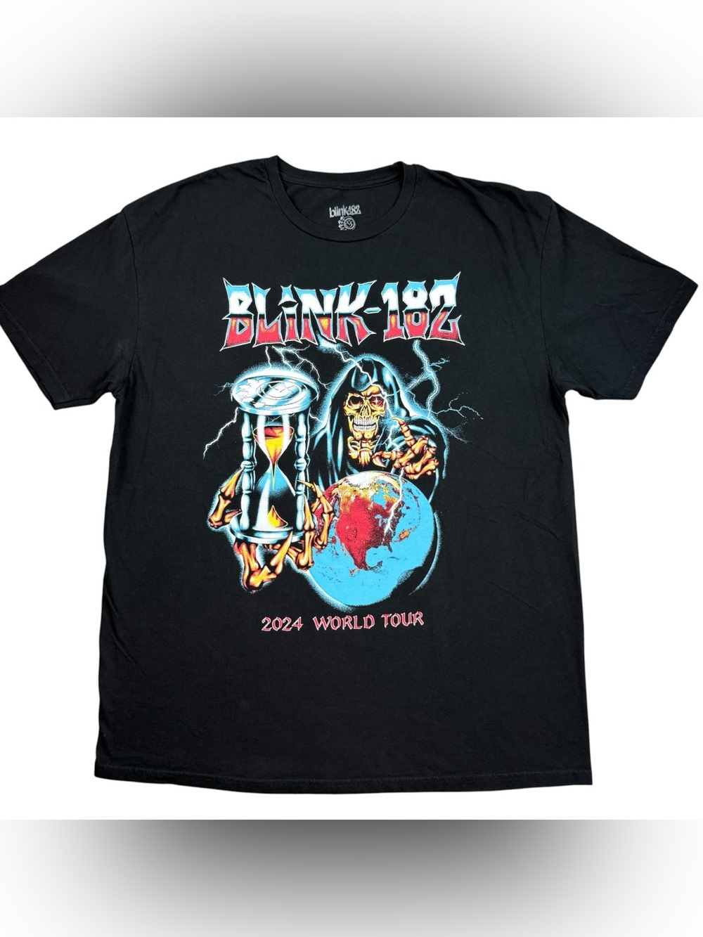 Blink-182 World Tour 2024 Concert Band 2-Sided (Best Version/ Rare) t-shirt XL